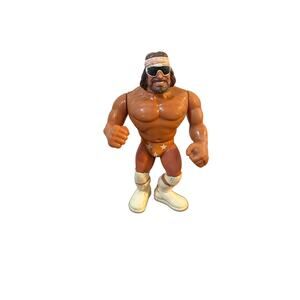 Vintage 1990 Titan Sports Macho Man Randy Savage WWF Wrestling Action Figure